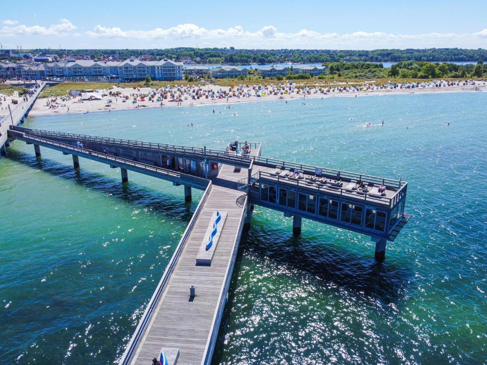 Derzeit Beliebt - Phaenomenaler Ausblick Auf Binnen- Und Ostsee Heiligenhafen Esterno foto